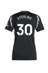 Fotbalové Dres Arsenal Raheem Sterling #30 Dámské Venkovní Oblečení 2024-25 Krátký Rukáv